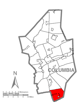 Localização de Conyngham Township