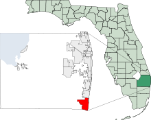 Map of Florida highlighting Boca Raton.svg