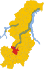 Kaart van gemeente Como (provincie Como, regio Lombardije, Italië) .svg