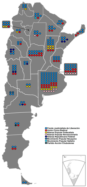 Elecciones legislativas de Argentina de 1973