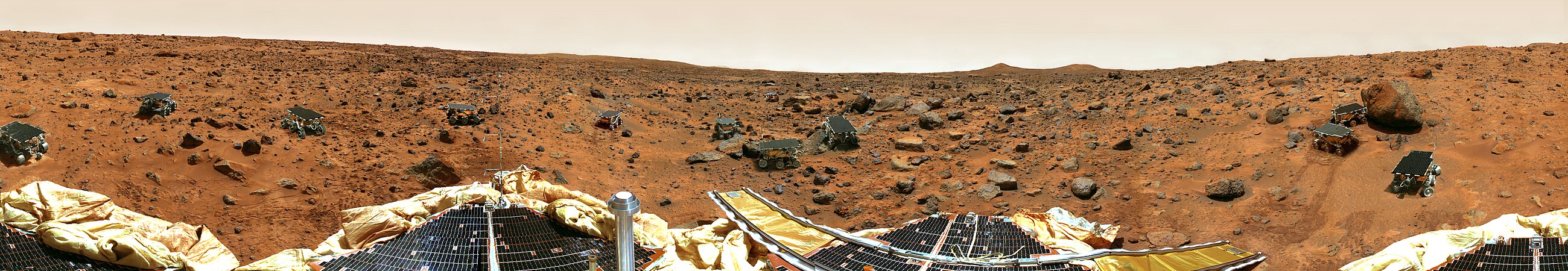 Presidential Panorama at Sojourner (rover), by NASA