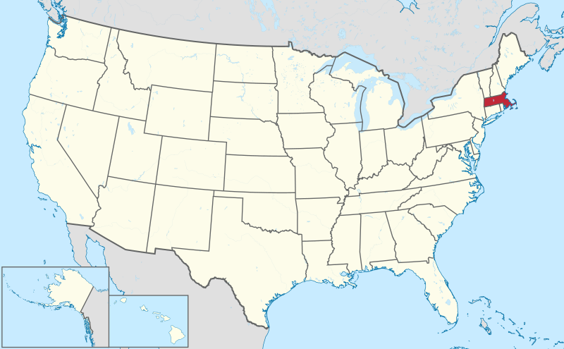 Massachusetts : Book Around The States 800px-Massachusetts_in_United_States.svg