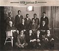 Matematikai konferencia Szegeden, 1928. Riesz Frigyes: álló sorban balról az első személy.