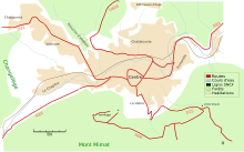 Plan de la ville de Mende.