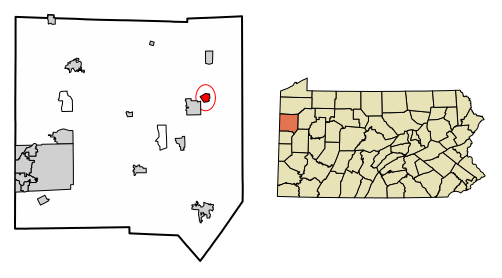 File:Mercer County Pennsylvania Incorporated and Unincorporated areas Sandy Lake Highlighted.svg