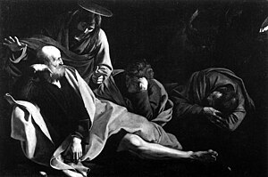 Caravaggio Cristo En El Monte De Los Olivos: Cuadro de Caravaggio