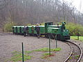 Tourist mining railway in Landek