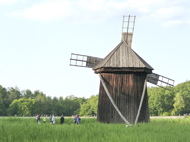 File:Moară țărănească, Muzeul Civilizației Populare Tradiționale ASTRA, Sibiu.jpg