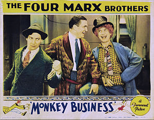 Película De 1931 Monkey Business: Película de 1931 dirigida por Norman Z. McLeod