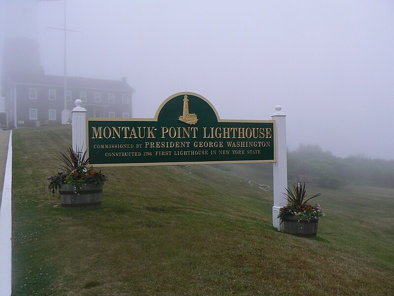 File:Montauk Point Lighthouse NY sign.jpg