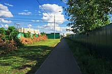 Moscow, garages between Bibirevskaya Street and Medvedkovo railway line (31532149196).jpg
