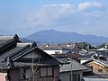 从京都市西京区桂地区看爱宕山