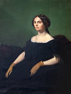 Portrait de la comtesse de Goyon (1853), Montauban, musée Ingres-Bourdelle.