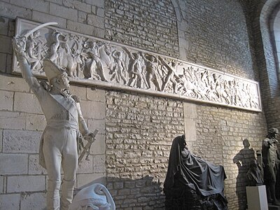 A plaster molding of The Hunt of Meleager 1821–23, Rude Museum, Dijon