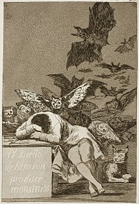 Capricho No. 43: El sueño de la razón produce monstruos (The Sleep of Reason Produces Monsters)