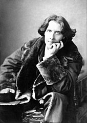 Fry would call playing Oscar Wilde (pictured) in the 1997 film Wilde a role he was "born to play". Napoleon Sarony - Oscar Wilde.JPG