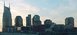 Nashville, Tennessee: Poboación, Xeografía, Cidades irmás
