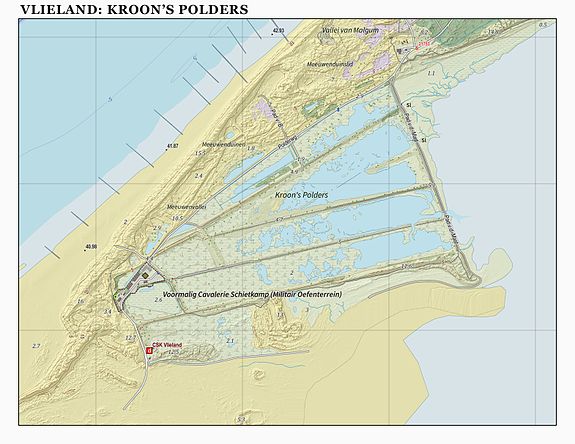 Kroon's Polders, topografisch kaartbeeld 2015