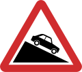 B18: Steep hill downwards
