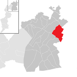 Poloha obce Nickelsdorf v okrese Neusiedl am See (klikacia mapa)