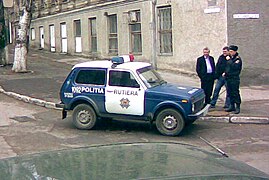 Moldovan police Lada Niva