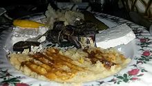 Meze plate in Albania