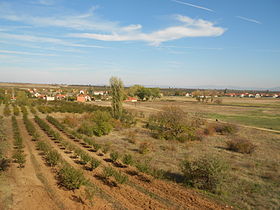 Поглед на село Облачина из даљине