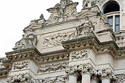 The old Vanderburgh County Courthouse in Evansville, Indiana, US This is an image of a place or building that is listed on the National Register of Historic Places in the United States of America. Its reference number is 70000010.