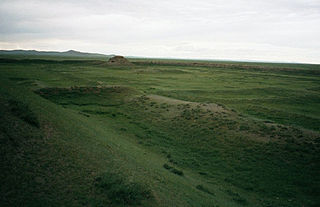 Ordu-Baliq archaeological site in Mongolia