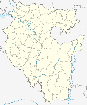 Žemėlapis rodantis Baškirijos nacionalinis parkas vietą.