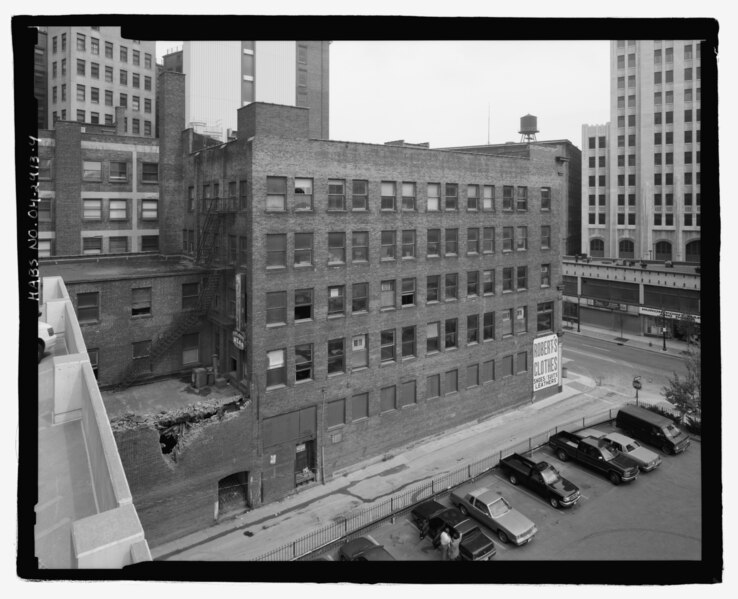 File:P. C. O'Brien Building, 801-813 Prospect Avenue, Cleveland, Cuyahoga County, OH HABS OH-2413-4.tif