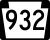 Pennsylvania Route 932 Markierung