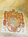 Uno dei tanti stemmi internio al portico-One of the most coat of arms inside of the lodge