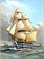 A Viktória királynő tiszteletére elnevezett HMS Victoria, 1859-ben szolgálatba állított, 6959 tonnás, 121 ágyús első osztályú brit sorhajó.