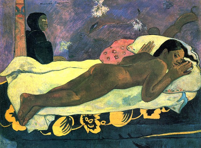 Quadre Manao tupapau de Paul Gauguin