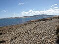 Kiezelstrand op Smooth Island Tasmania.JPG