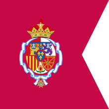 Personal Standard of Infanta Margarita of Spain, Duchess of Soria and Hernani.svg