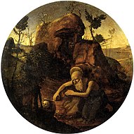 Saint Jerome in Meditation (1490s)、ピエロ・ディ・コジモ