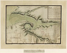 1779 - Plan du fond de la rivière de Landévenech et de son chenal (Antoine Choquet de Lindu).