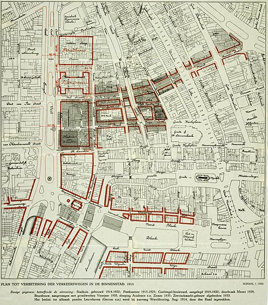 File:Plan tot verbetering van de verkeerswegen in de binnenstad van Rotterdam, 1913.jpg