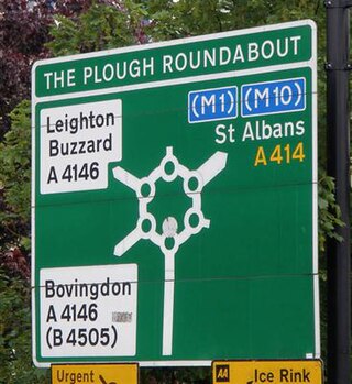 <span class="mw-page-title-main">Magic Roundabout (Hemel Hempstead)</span> Roundabout in Hemel Hempstead, Hertfordshire, England