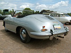 Porsche 356 B Super 90 cabriolet, arrière.