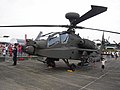 新加坡共和國空軍120中隊的AH-64D 長弓阿帕奇武裝直升機在新加坡空軍開放日時作靜態展示