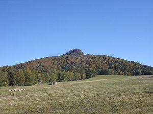 Ralsko seen from the west