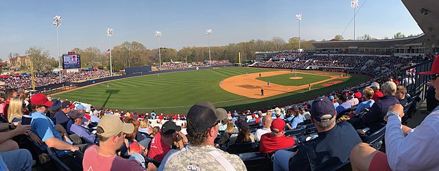 Panoramic view of Oxford-University Stadium/Swayze Field at Ole Miss