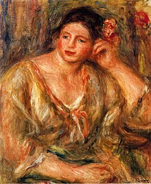 Renoir - madeleine-leaning-on-her-elbow-with-flowers-in-her-hair-1918.jpg!PinterestLarge.jpg