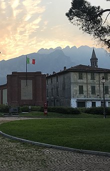 Resegone Mount seen from Lecco City