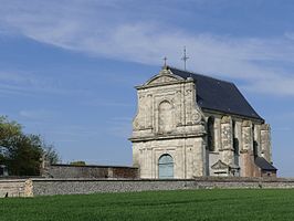 De kerk van Ressons-l'Abbaye