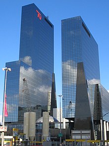 Gebouw Delftse Poort, one of the tallest office buildings in the Netherlands Rotterdam NationaleNederlanden.jpg