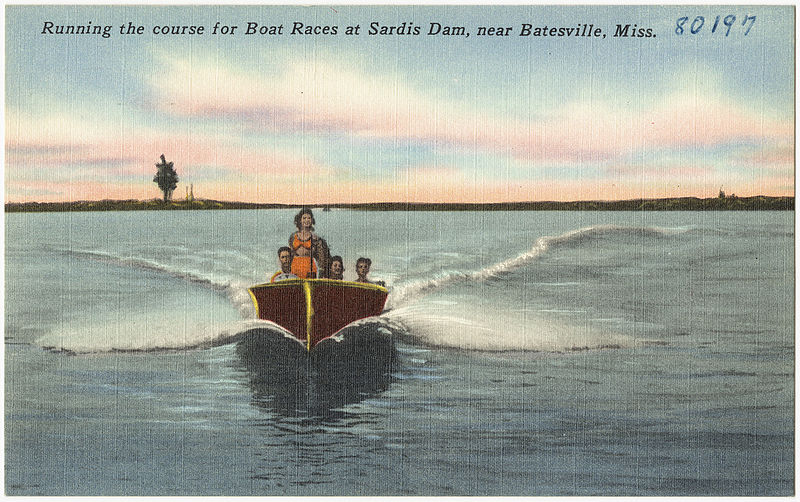 File:Running the course for the boat races at Sardis Dam, near Batesville, Miss. (5528925791).jpg